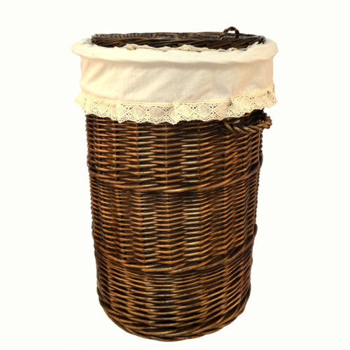 Ropero mimbre color forrado