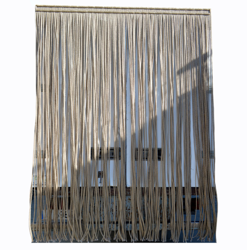 Cortina cuerda  yute