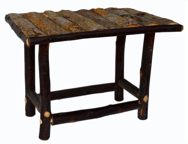 Mesa rectangular palo castaño