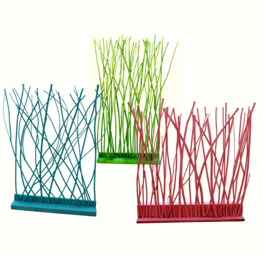 Valla de mimbre colores surtidos
