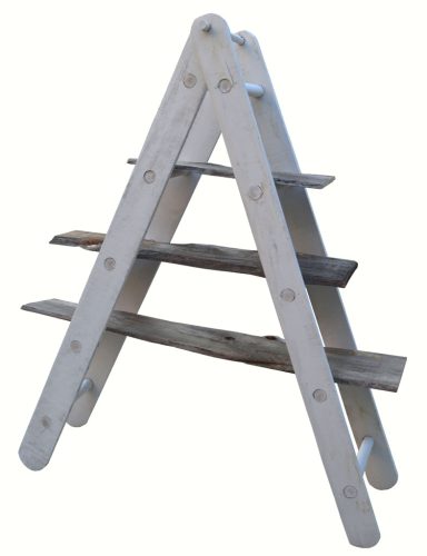 Estante plegable madera color blanco