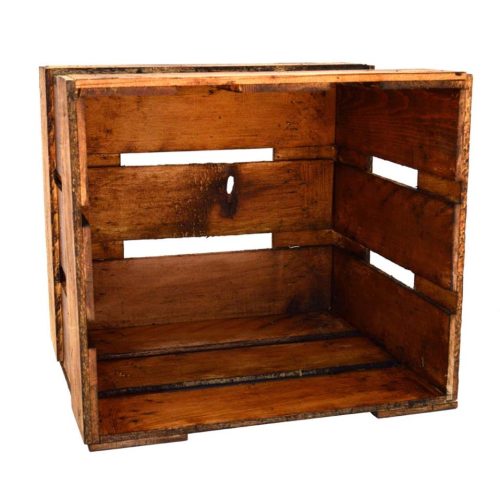 Caja madera nogalina