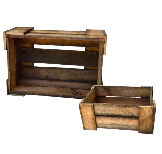 Caja de madera nogalina