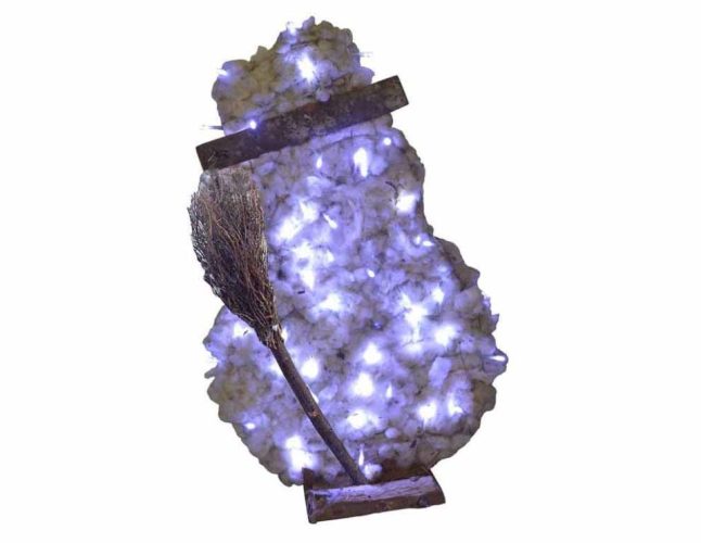 Muñeco de algodón con luz