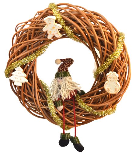 Corona de Navidad decorada