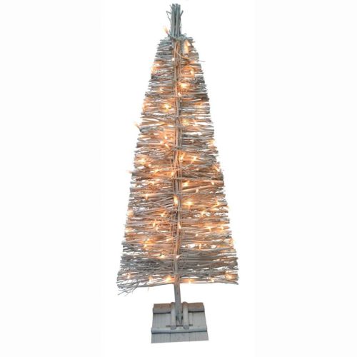 Árbol plano blanco con luz