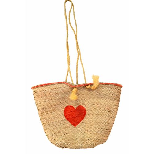 Bolso palma con corazón
