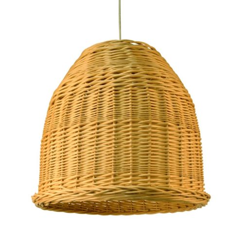 Lámpara mimbre con instalación