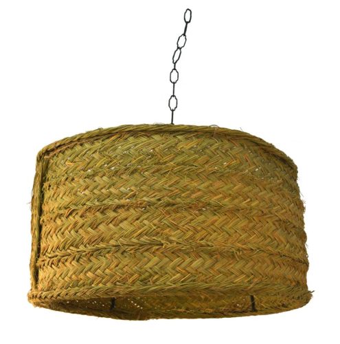 Lámpara esparto con instalación
