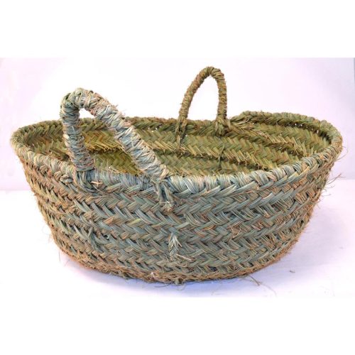 Leñera ovalada esparto