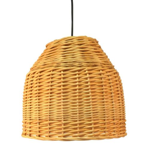 Lámpara mimbre con instalación