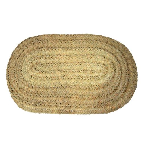 Alfombra ovalada de esparto