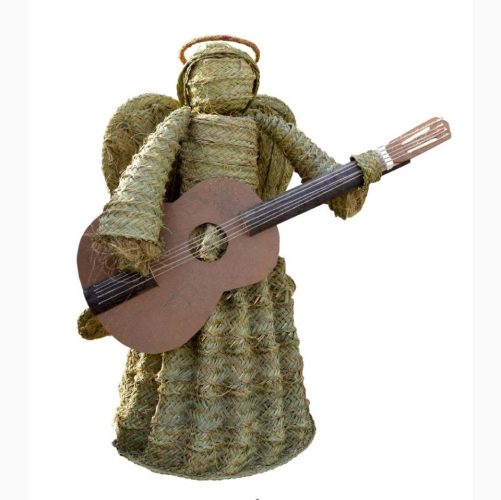 Ángel esparto con guitarra