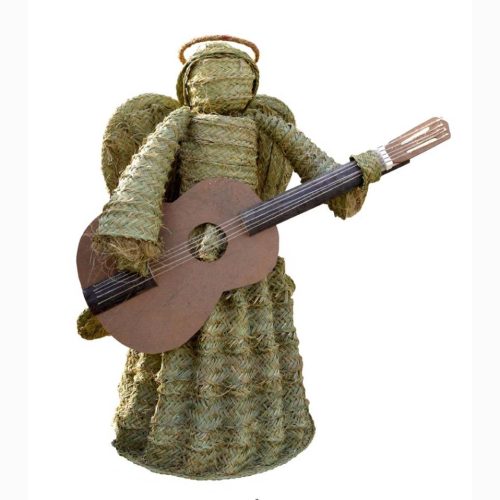 Ángel esparto con guitarra