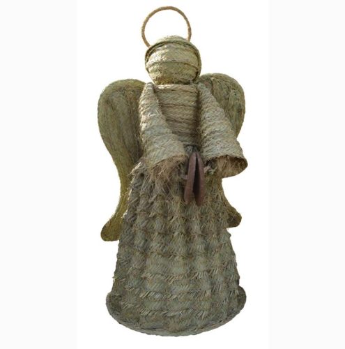 Ángel esparto con platillos