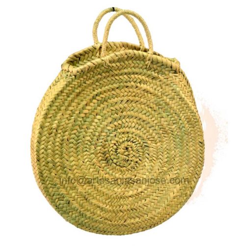 Bolso redondo de palma
