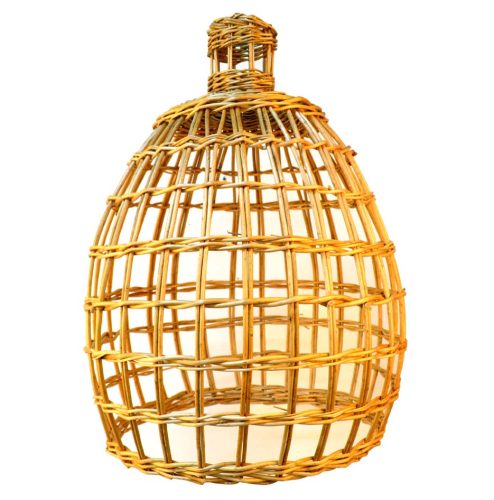 Lámpara mimbre con instalación