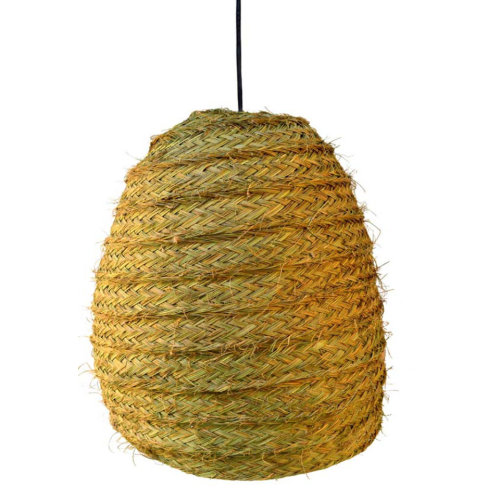 Lámpara esparto con instalación