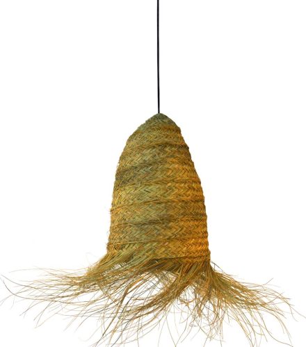 Lámpara esparto con instalación