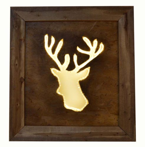 Cuadro ciervo con luz