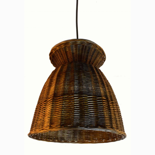 Lámpara mimbre con instalación