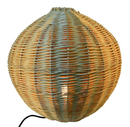 Lámpara bola de mesa con instalación