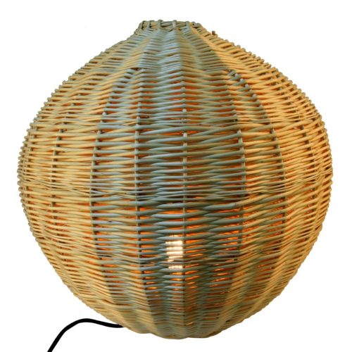 Lámpara bola de mesa con instalación