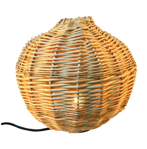 Lámpara bola de mesa con instalación