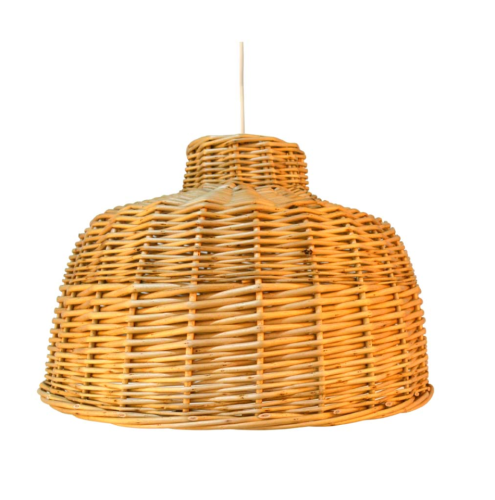 Lámpara mimbre con instalación