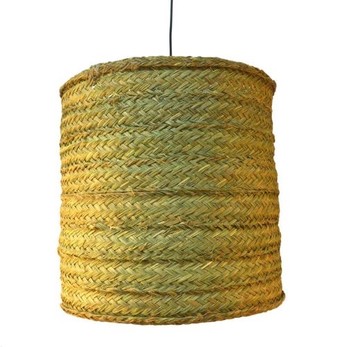 Lámpara esparto con instalación