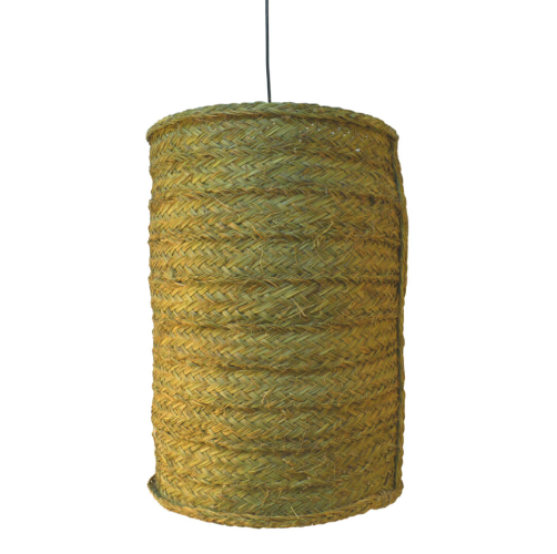 Lámpara esparto con instalación