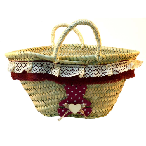 Bolso palma con osito