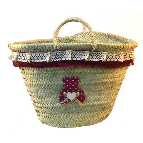 Bolso  palma con osito