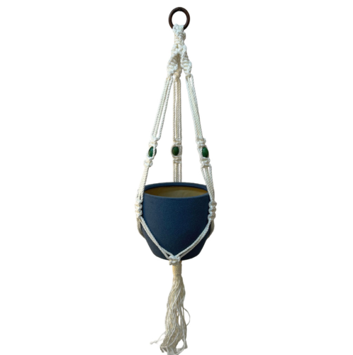 Soporte para macetas de macramé (colores surtidos)