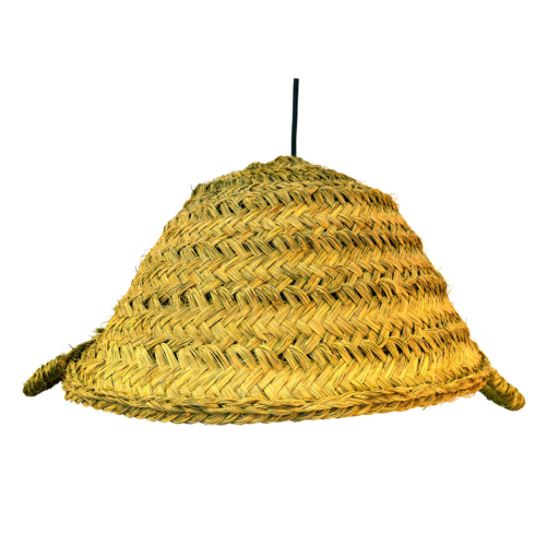 Lámpara esparto con instalación