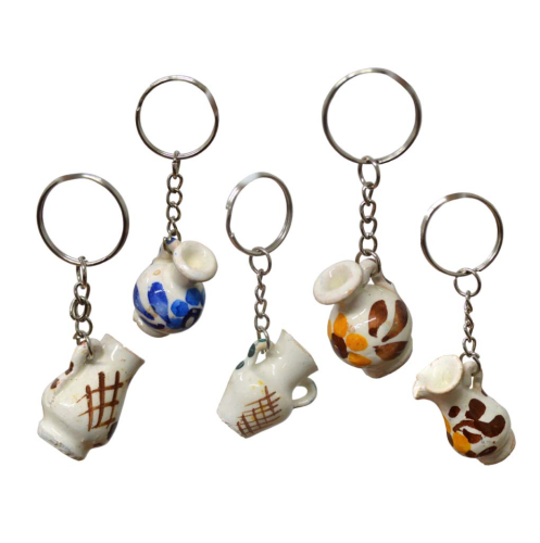 Llavero terracota pintada surtidas