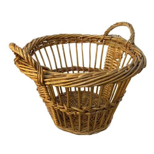 Canasta redonda mimbre