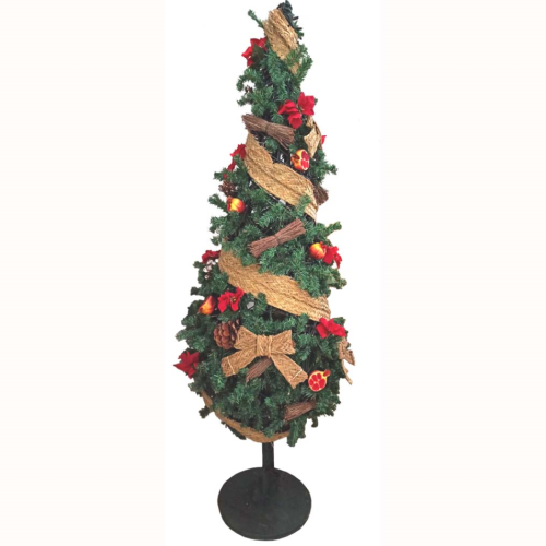 Árbol cono iluminado