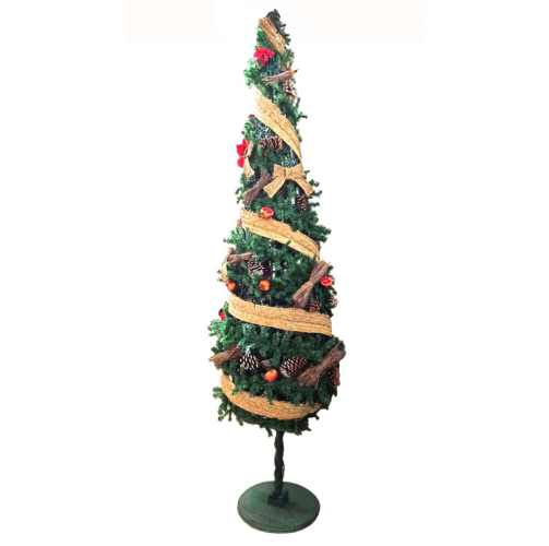 Árbol cono iluminado