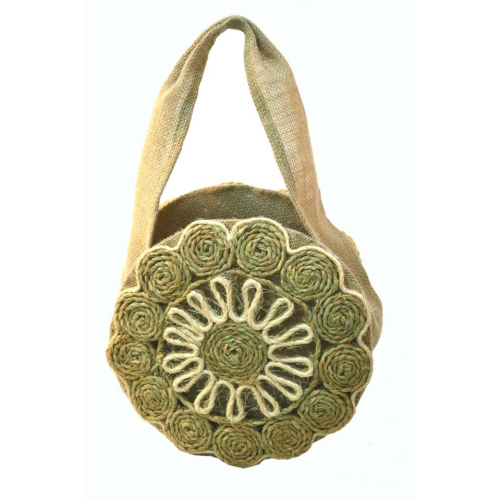 Bolso esparto y yute