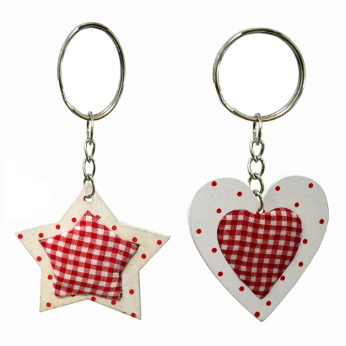 Llavero Estrella/corazón