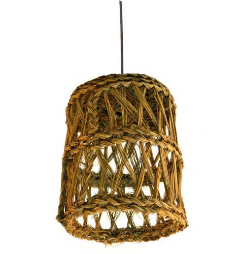 Lámpara esparto con instalación