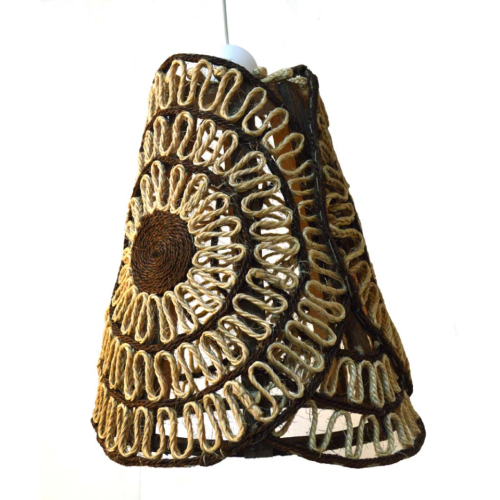 Lámpara sisal con instalación