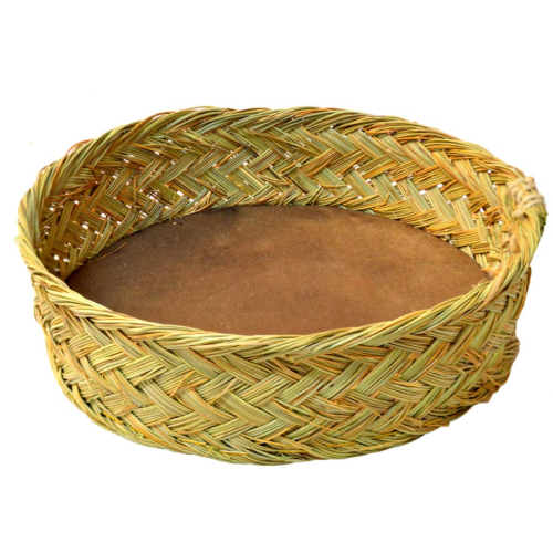 Bandeja redonda esparto