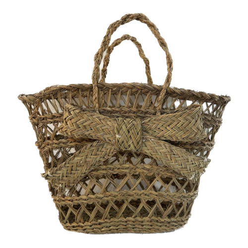 Bolso esparto con lazo