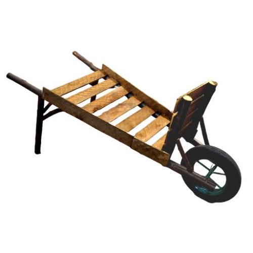 Carretilla de madera