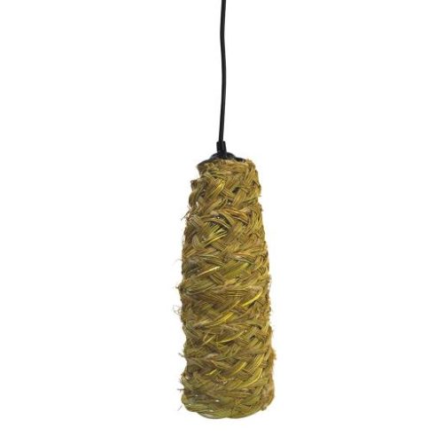 Lámpara de esparto con instalación