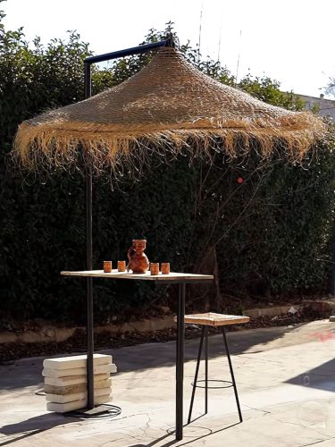 15101 Sombrilla esparto y forja colgar (1)