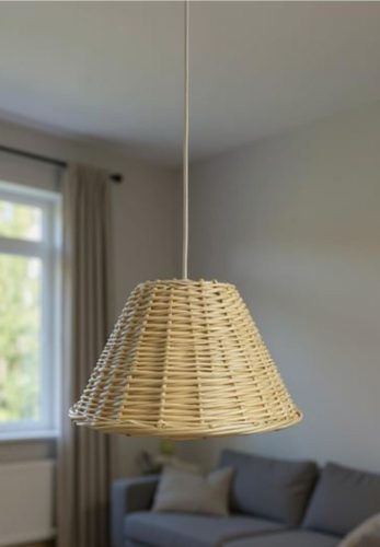 15109 lámpara de mimbre