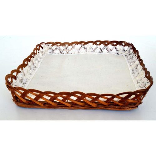 Panera teñida marrón con tapete